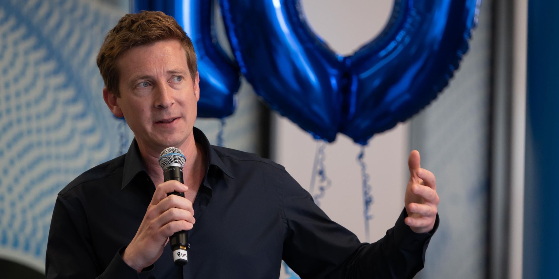 Ben Speaking at Myriota 10 Year Anniversary