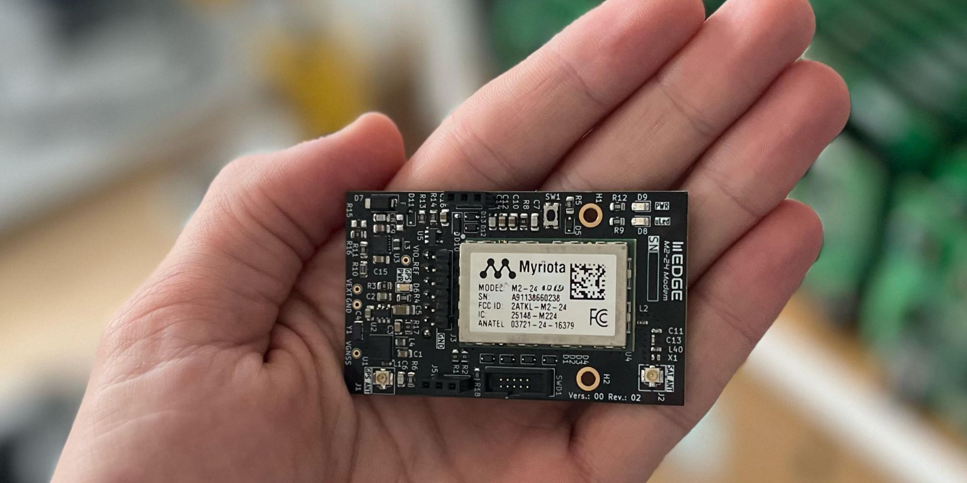 Myriota module integration with EDGE